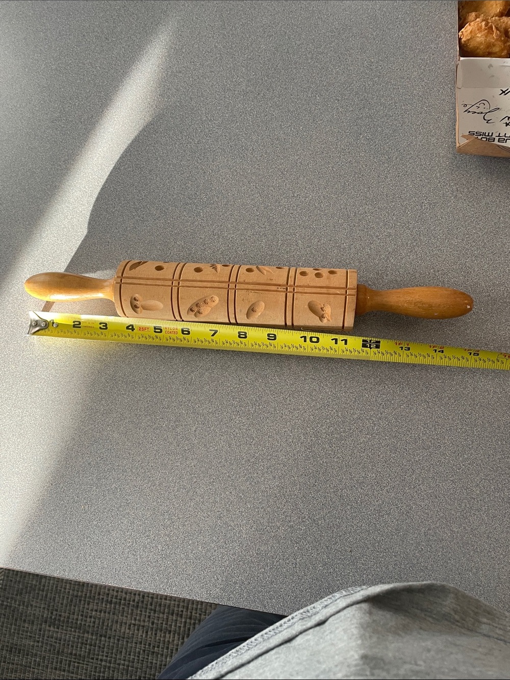 Vintage Wood Springerle
Rolling Pin German 16 Design Shortbread Cookie W Germany